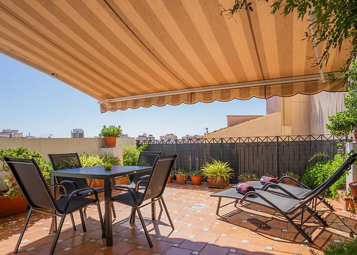 Apartamento con terraza Blanes playa, Costa Brava